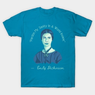 Emily Dickinson Portrait and Quote T-Shirt